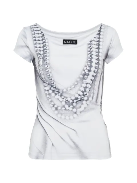 Hache pearl-print T-shirt