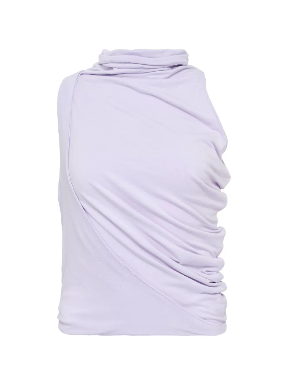 Hache asymmetric sleeveless top - Viola