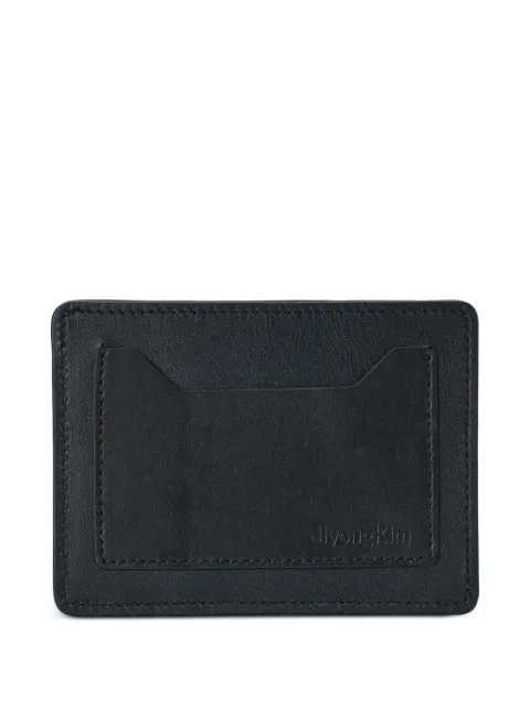 JiyongKim sun-bleached leather card holder