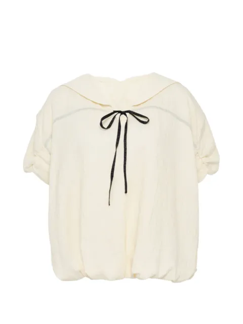 Renli Su bow-detail balloon blouse
