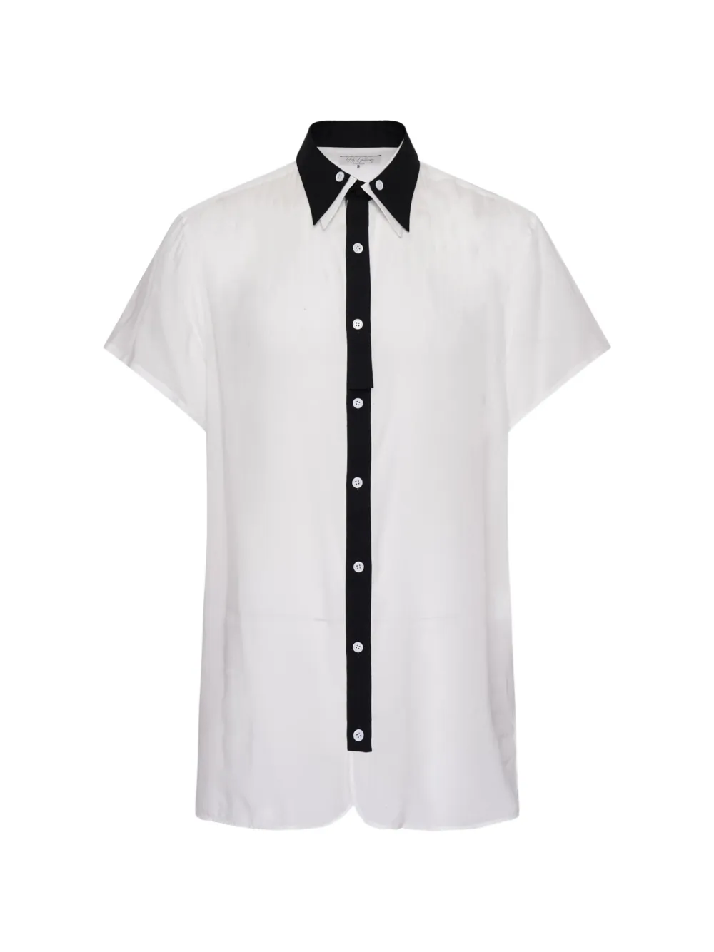 Yohji Yamamoto double-collar shirt - Bianco