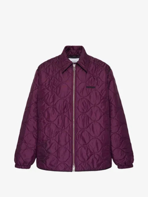 OAMC quilted zip-fastening overshirt