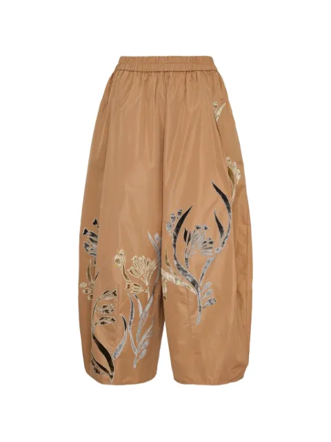 Biyan Taffeta cocoon trousers