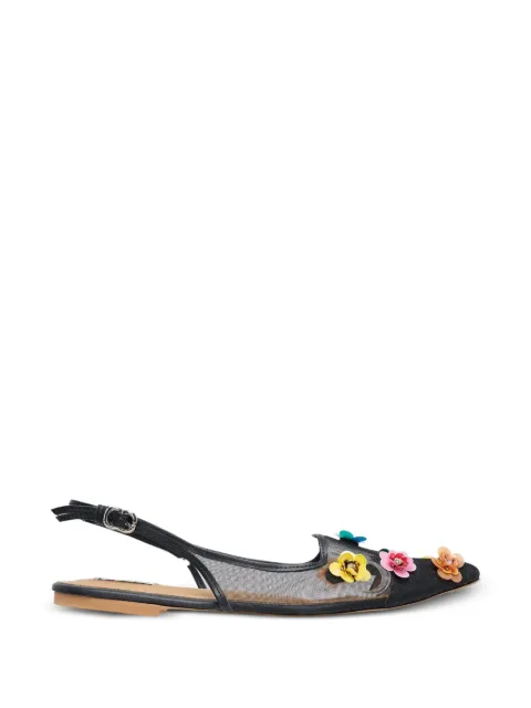 PACE Ava floral-embellished ballet flats