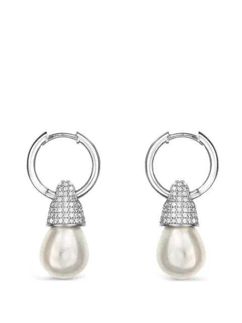 OBSIDIAN 珠饰纯银耳环