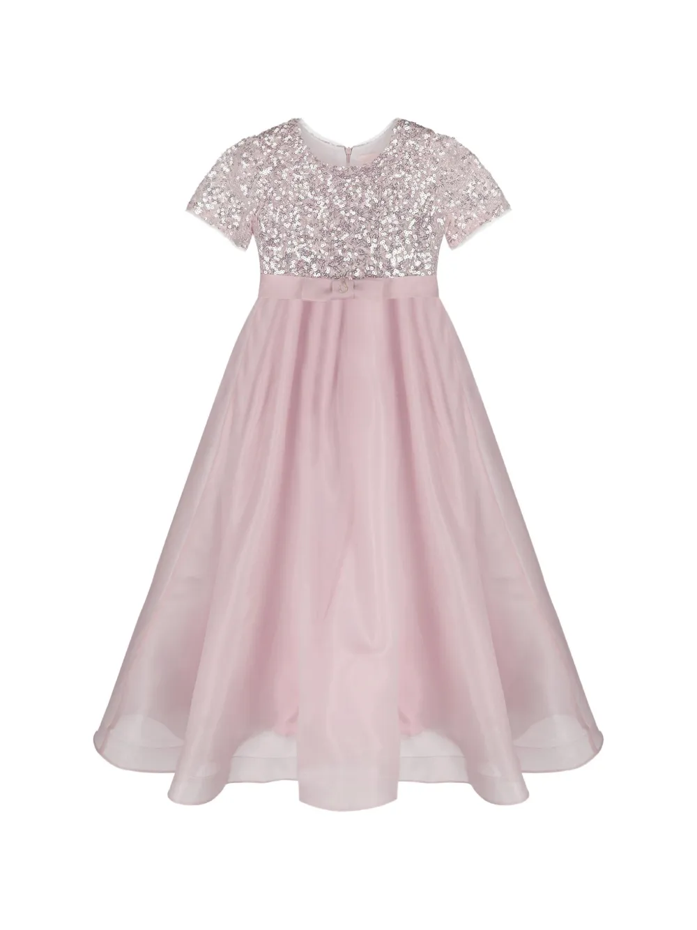 UNONA D'ART Ausgestelltes Kleid mit Pailletten - Rosa