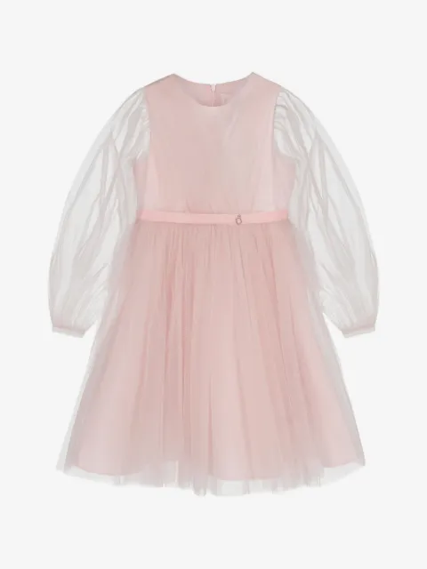 UNONA D'ART vestido con capa de tul