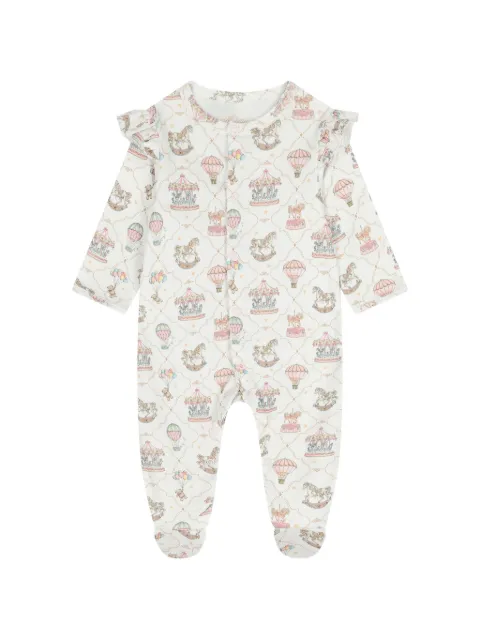 My Little Pie Carousel & Hot Air Balloon ruffled-detail babygrow