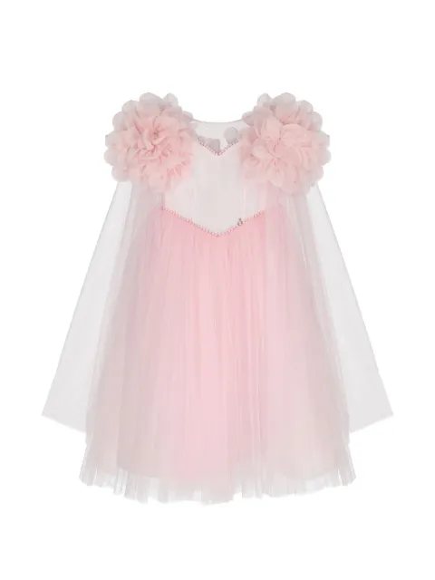 UNONA D'ART Cendice froral cape dress