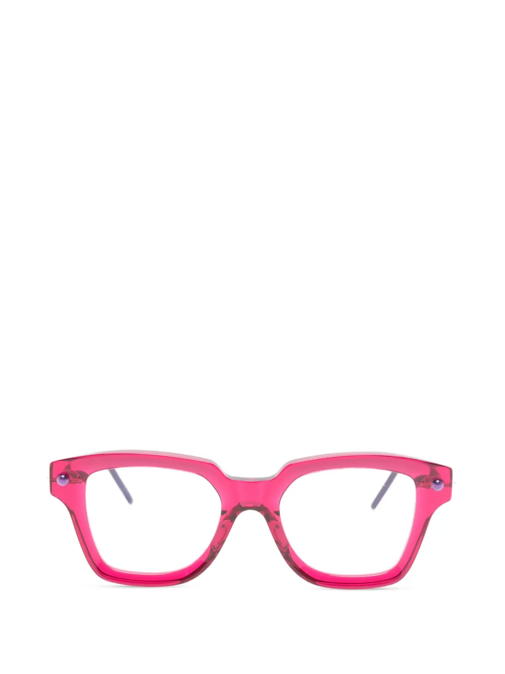 Kuboraum Occhiali Maske P28 squadrati - Rosa