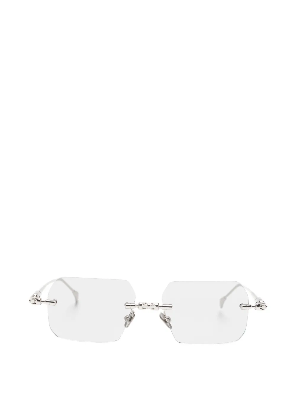 Kuboraum Maske H68 geometric-frame sunglasses - Argento