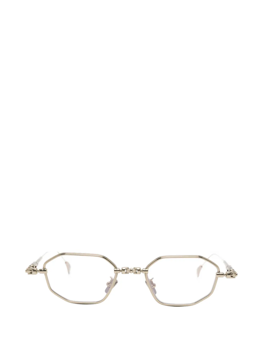 Kuboraum geometric-frame glasses - Oro