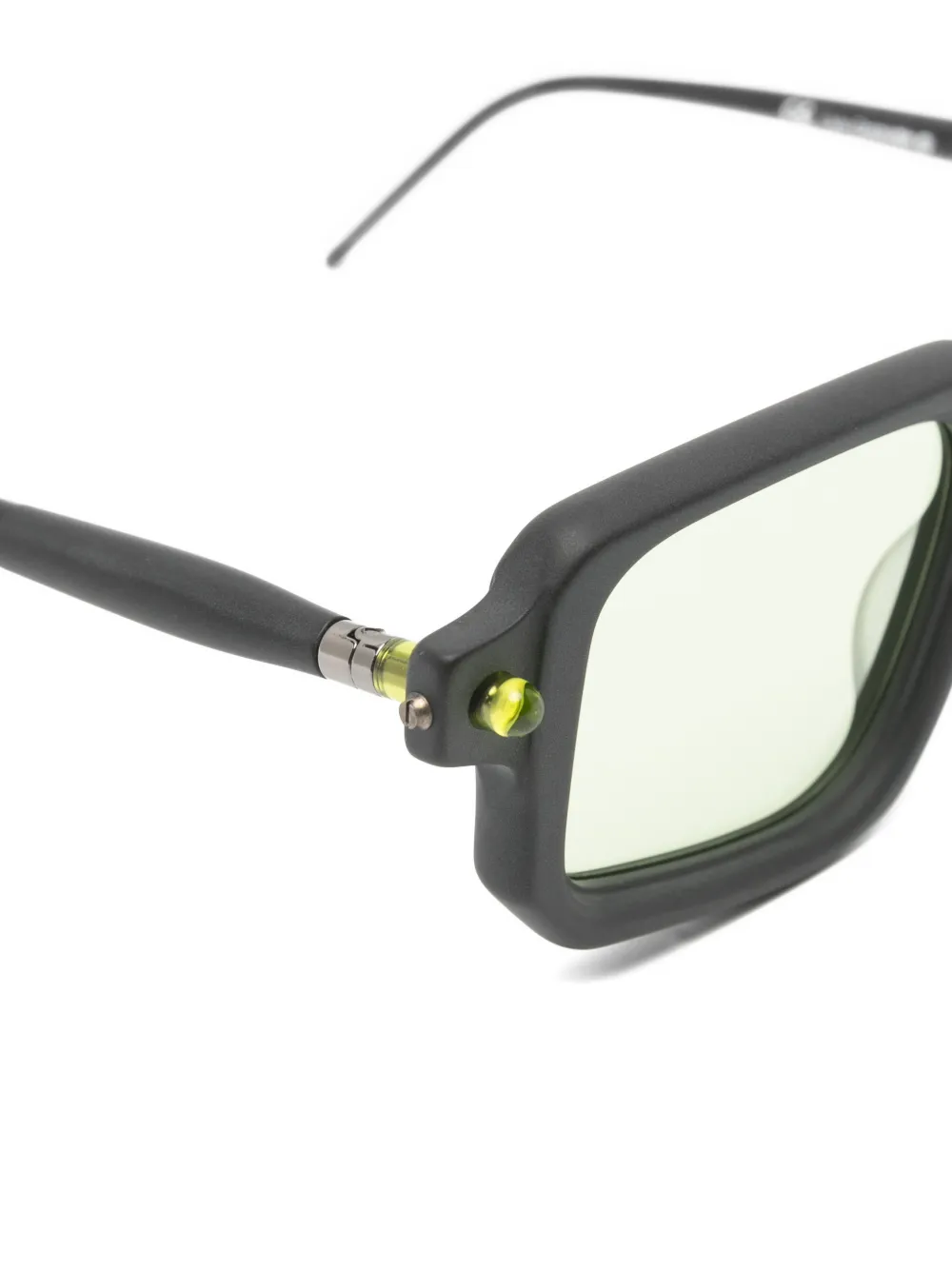 Kuboraum Maske P23 zonnebril met geometrisch montuur Zwart