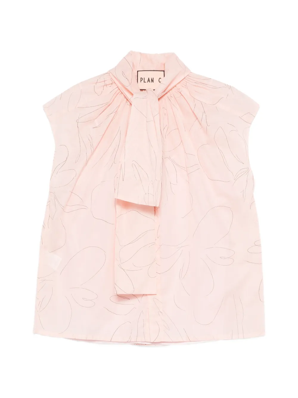 Plan C floral blouse - Rosa
