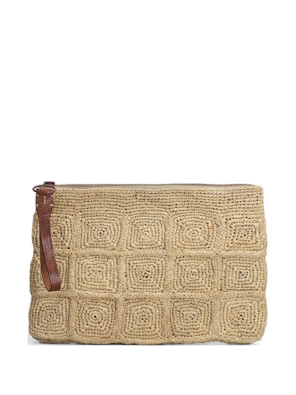 IBELIV Tanala textured clutch bag - Toni neutri