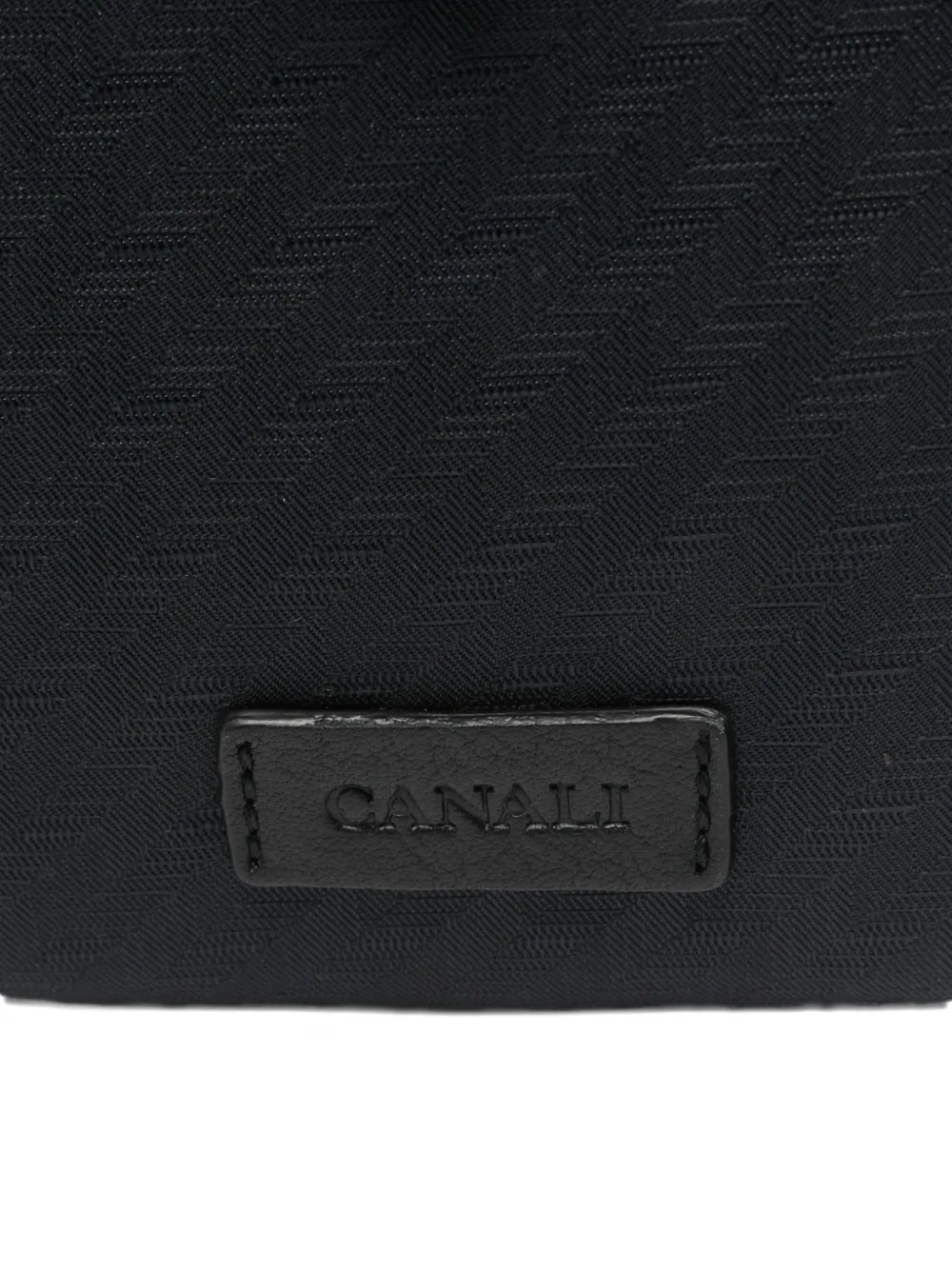 Canali Messengertas met patroon Blauw