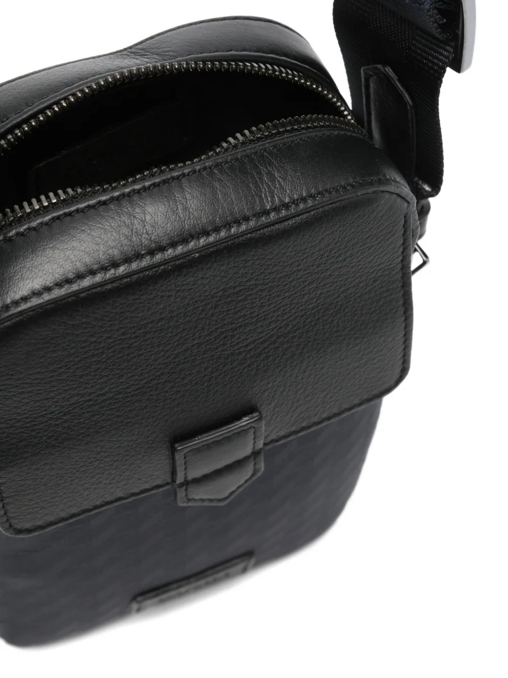 Canali Messengertas met patroon Blauw