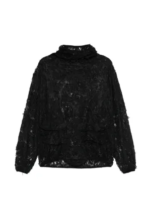 Doublet straw-tweed-knit Cardigan | Black | FARFETCH AO