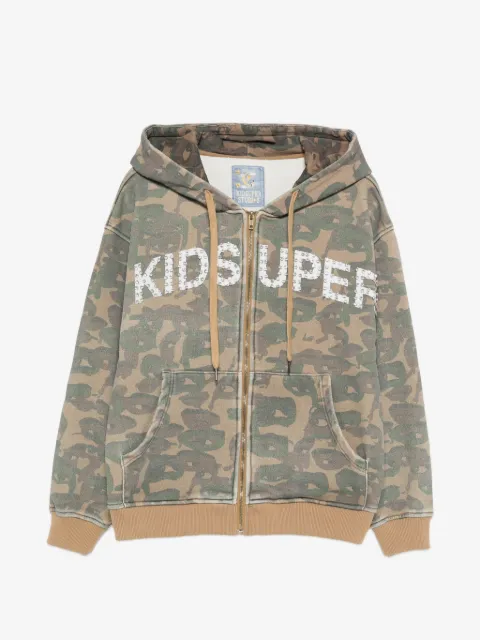 KidSuper hoodie con estampado militar