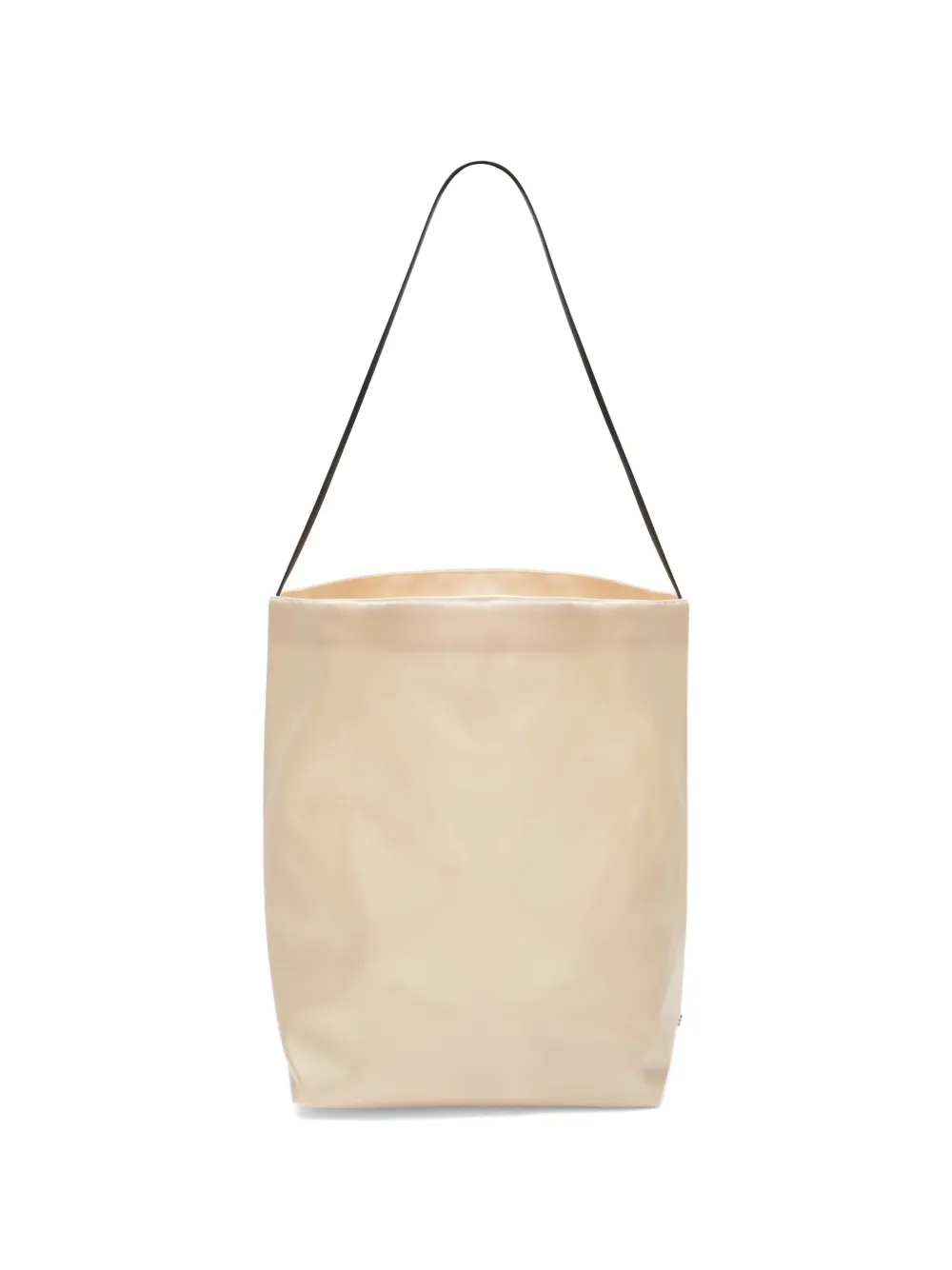 VALESQUE satin bucket bag - Nude
