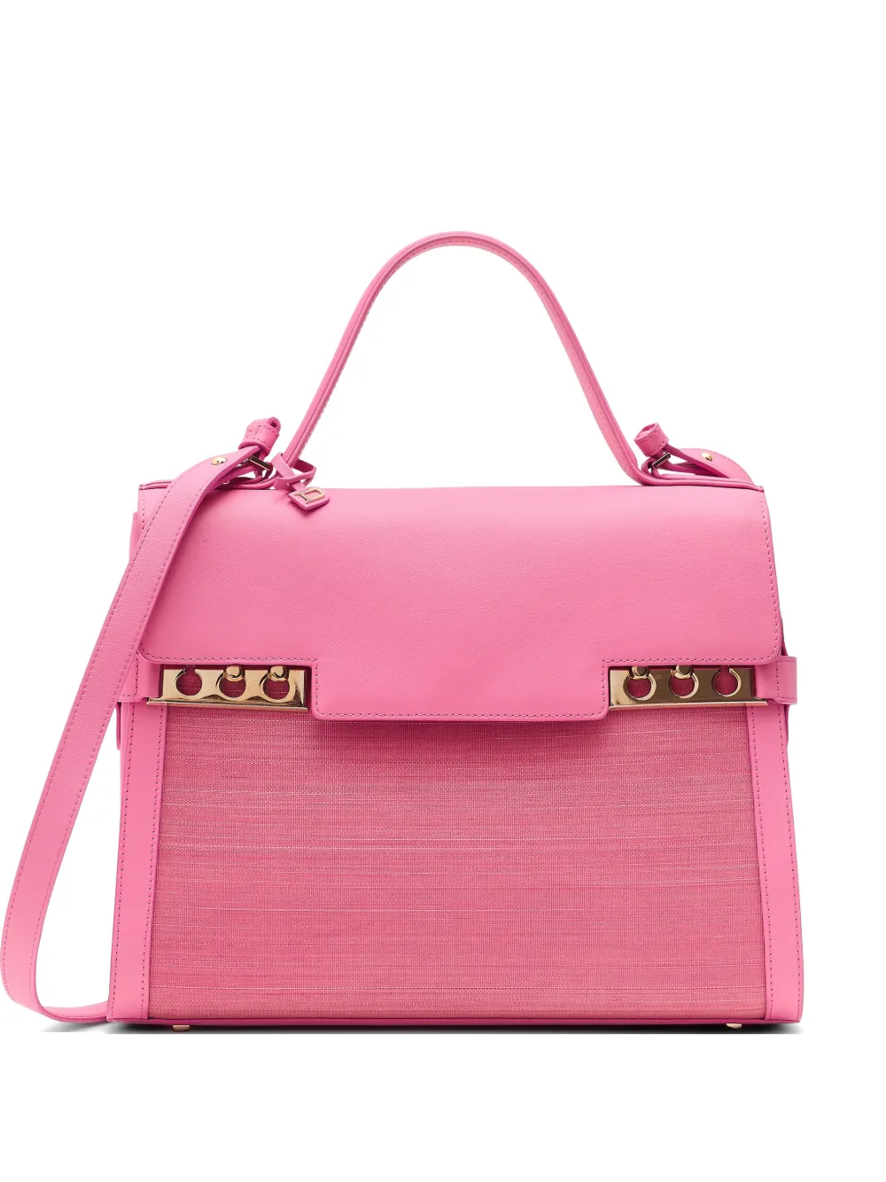Delvaux Vintage Tempête Toile de Crin top handle bag - Rosa