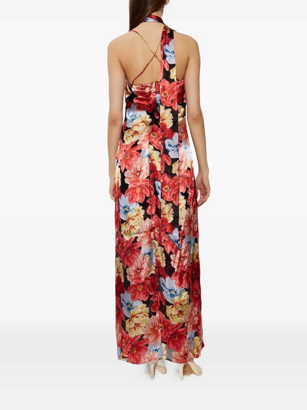 Gestuz Gazsigrida jurk met bloemenprint Rood