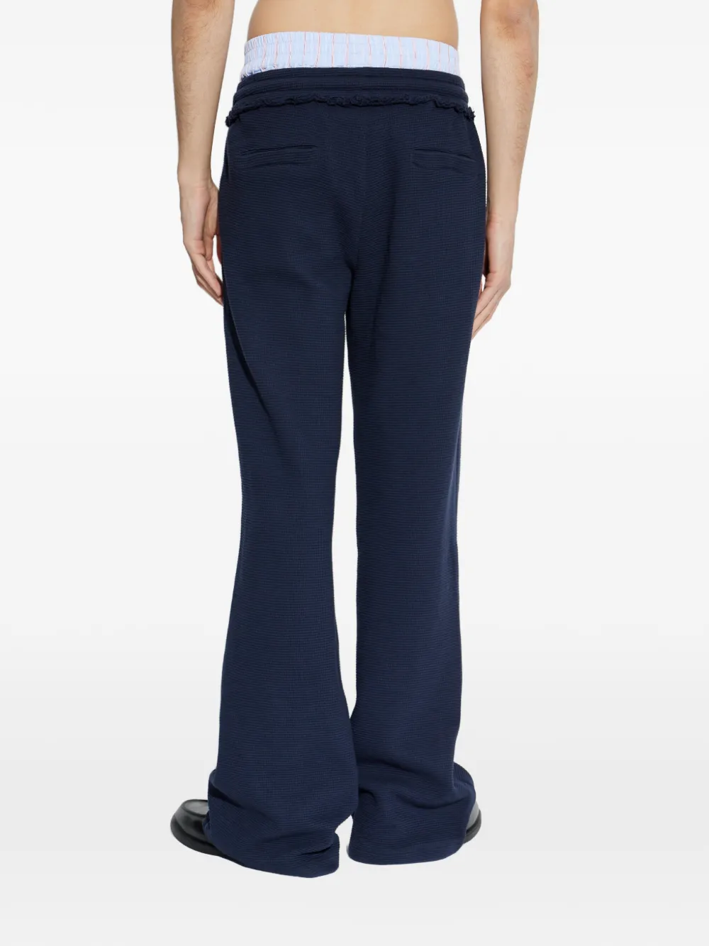 MISBHV Gebreide broek Blauw