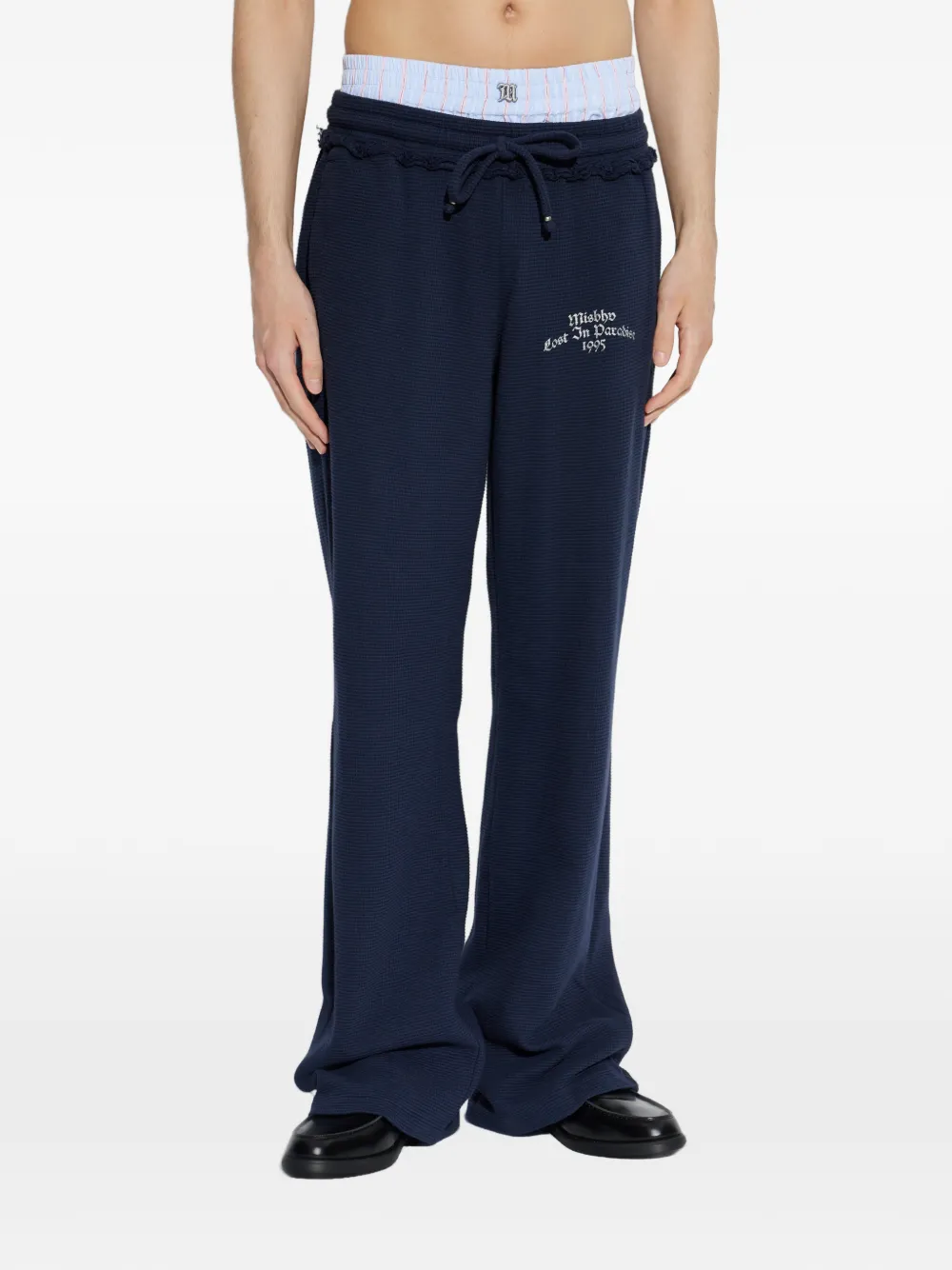 MISBHV Gebreide broek Blauw