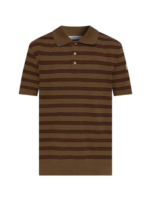Moncler striped polo shirt