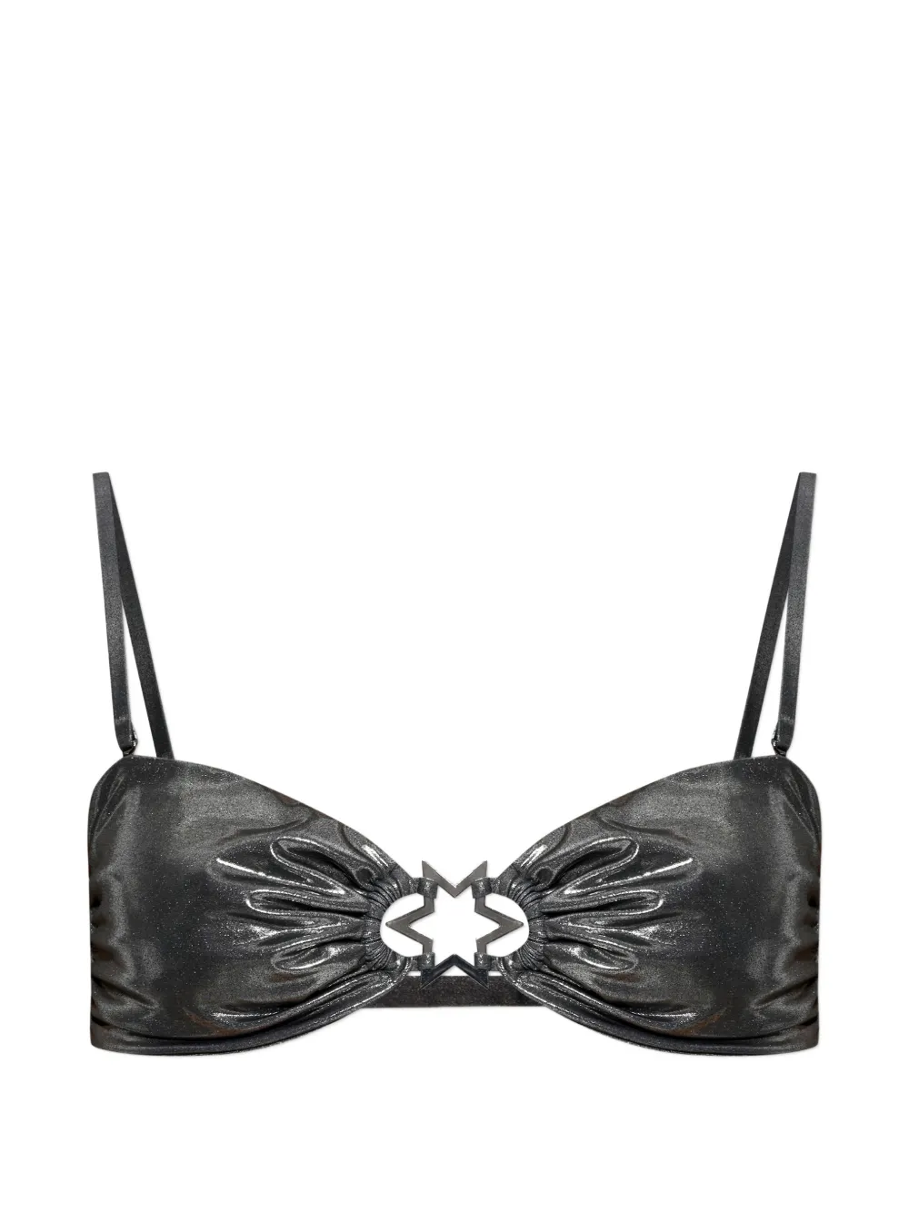 MISBHV star-plaque bikini top - Schwarz