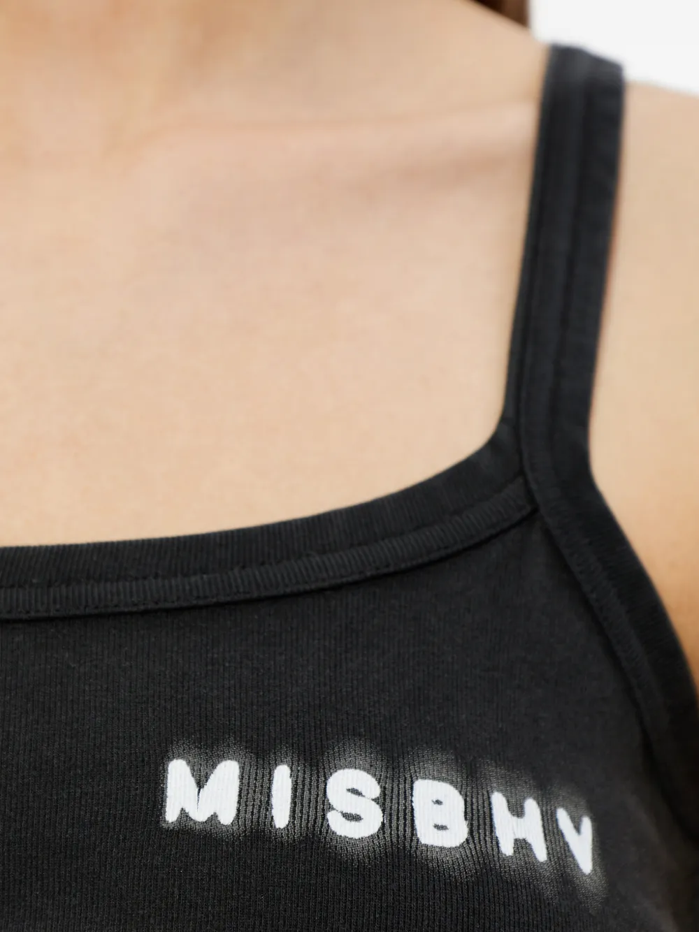 MISBHV Top met trekkoord Zwart