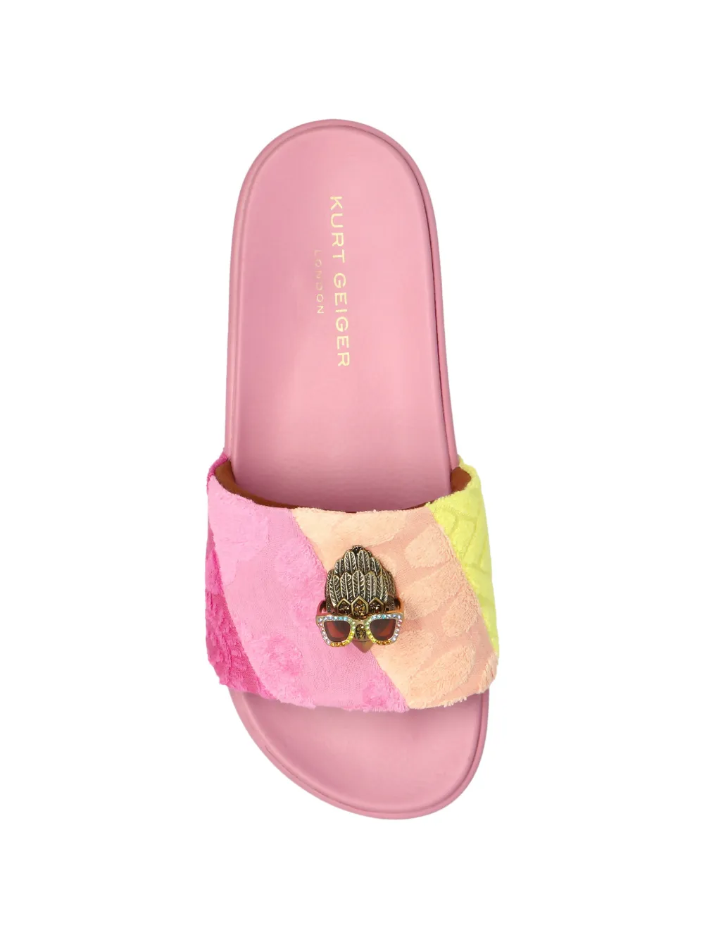 Kurt Geiger London Meena Eagle platform sandals Roze