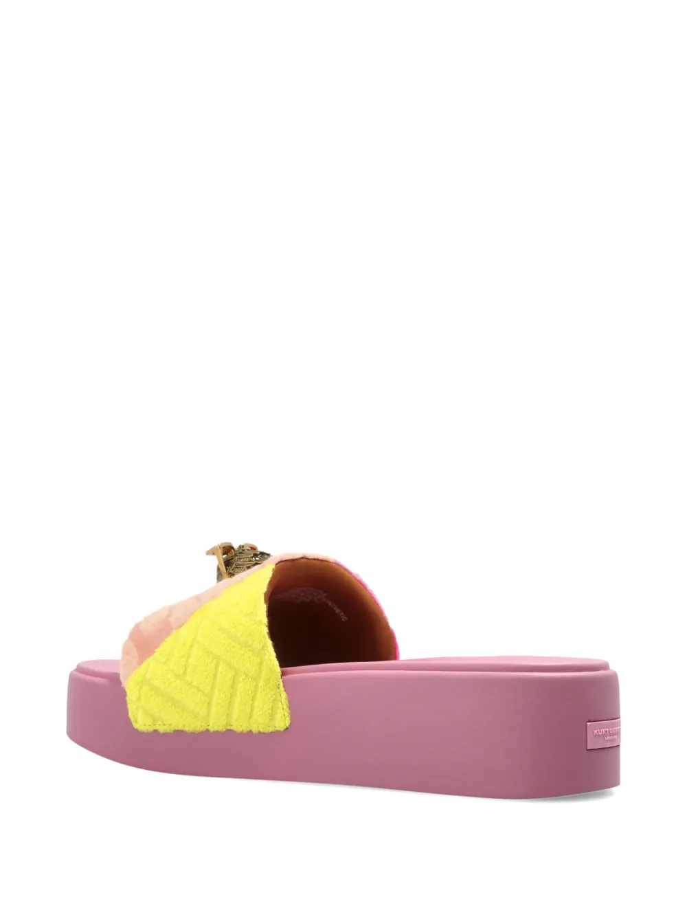 Kurt Geiger London Meena Eagle platform sandals Roze