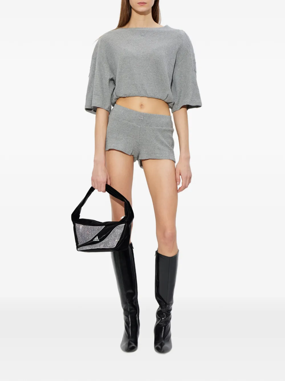 MISBHV Shorts met logo Grijs
