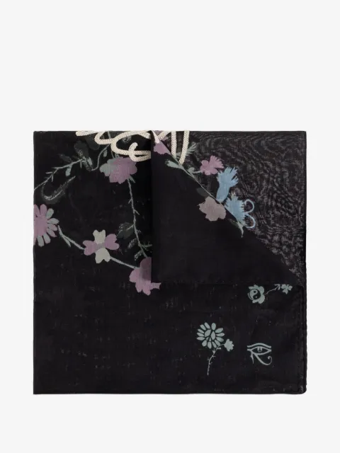 AllSaints bandana brodé à fleurs