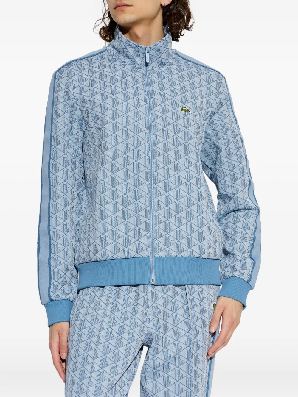 Lacoste Moletom com padronagem monogramada | Suéteres e tricôs | Image 3