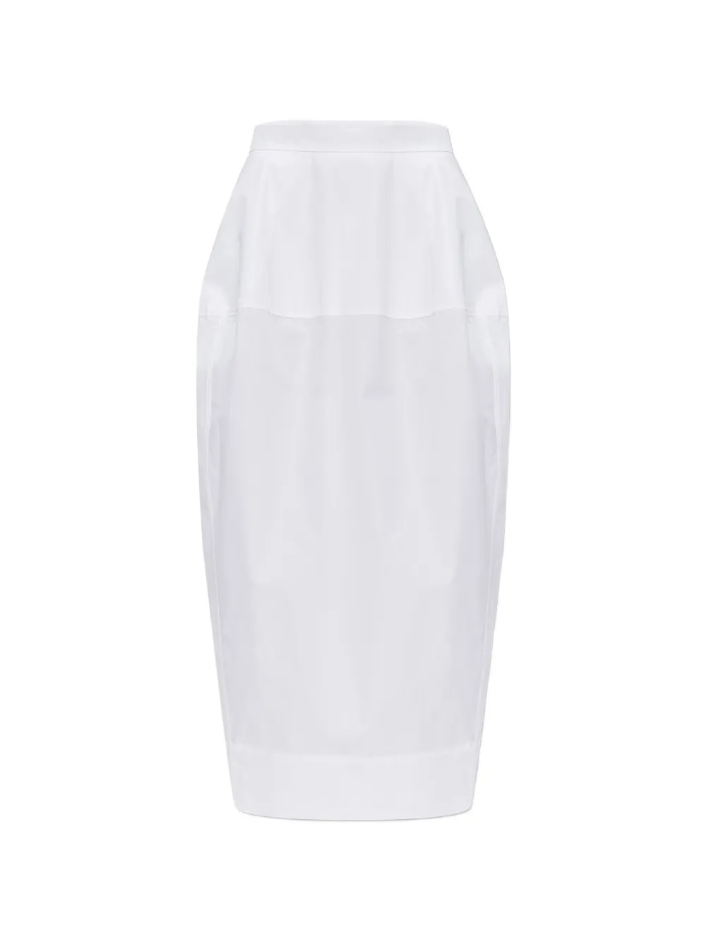 Róhe pocket midi skirt - Bianco