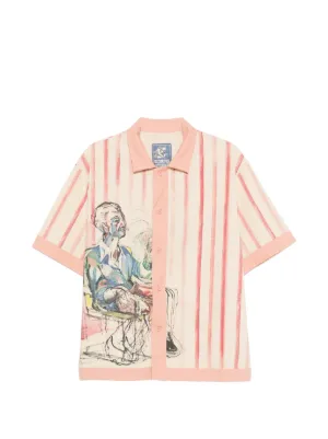 CROQUIS geometric-print short-sleeve Shirt | White | FARFETCH GE