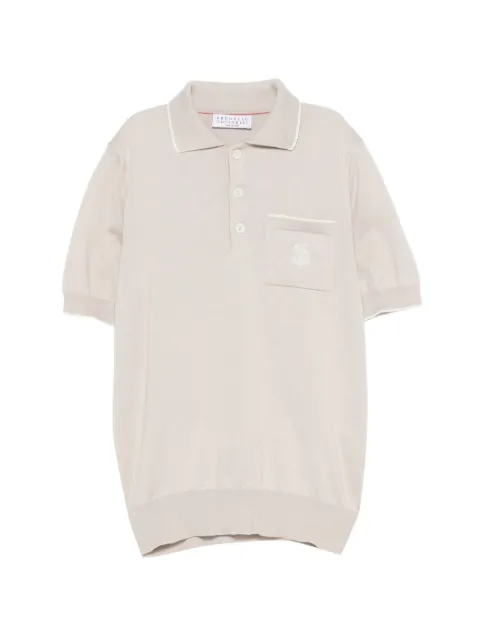 Brunello Cucinelli Kids chest-pocket polo shirt