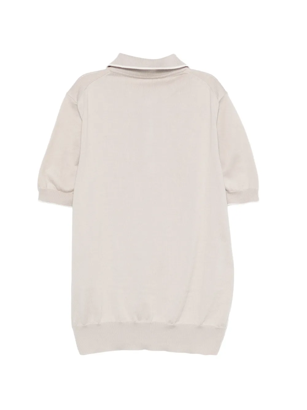 Brunello Cucinelli Kids Poloshirt met borstzak Beige
