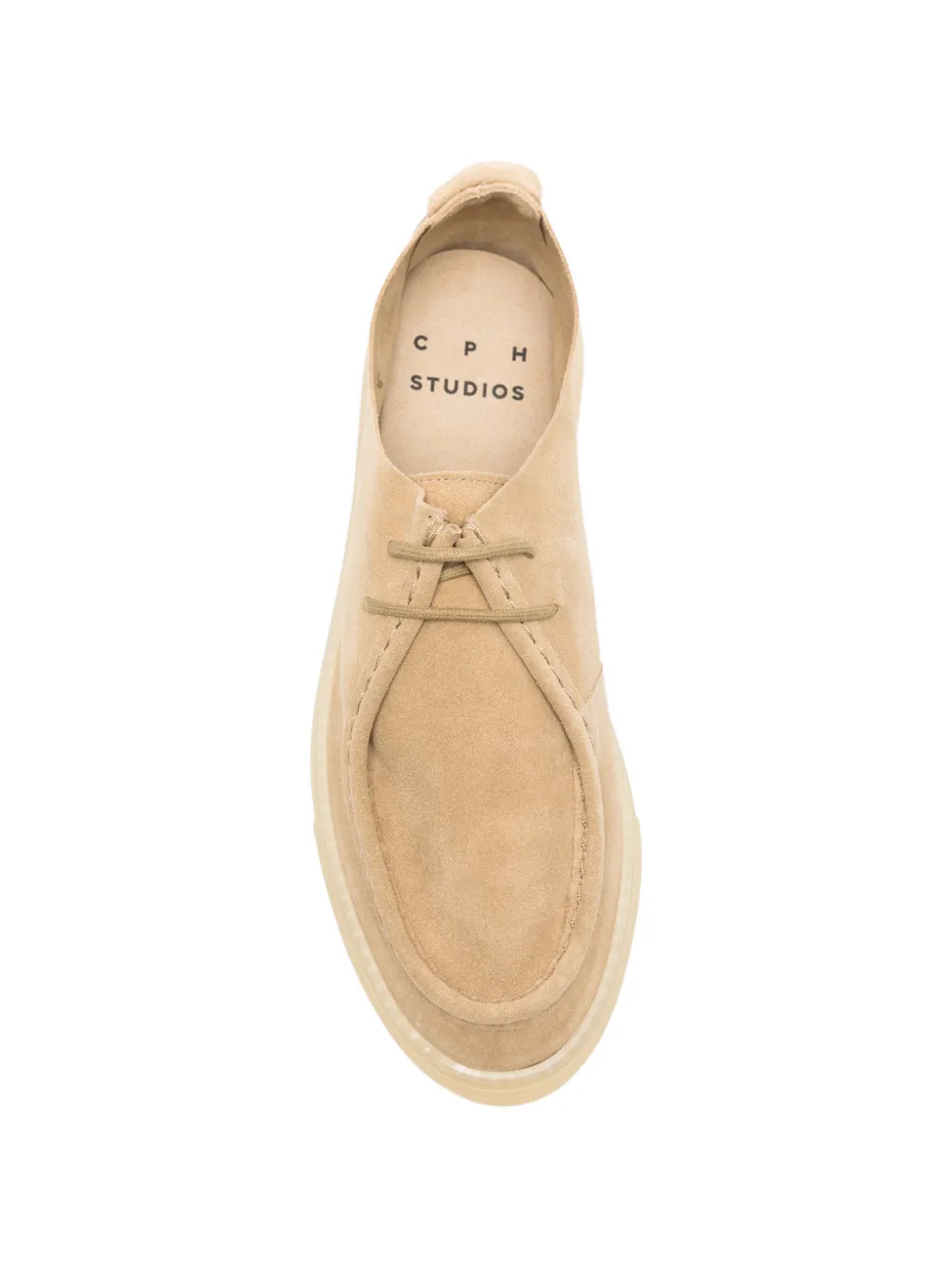 Copenhagen Leren bootschoenen Beige