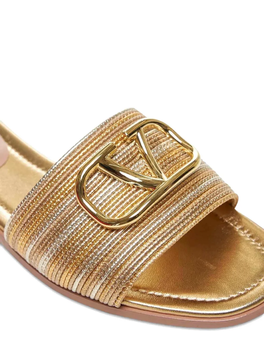 Valentino Garavani cornely vlogo signature sandals Goud