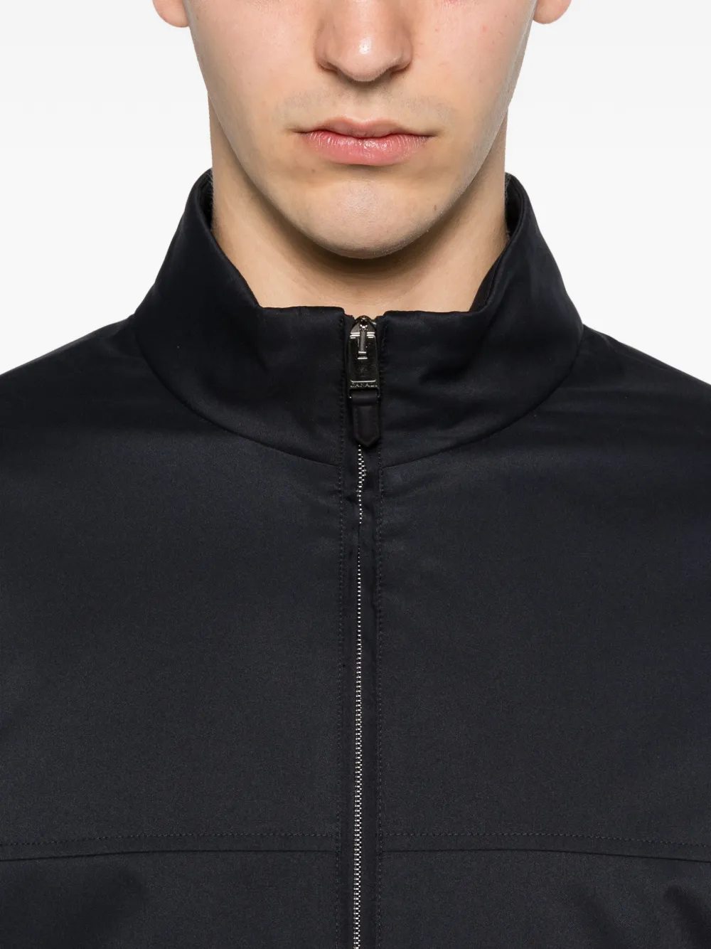 Canali Jack met rits en zak Blauw