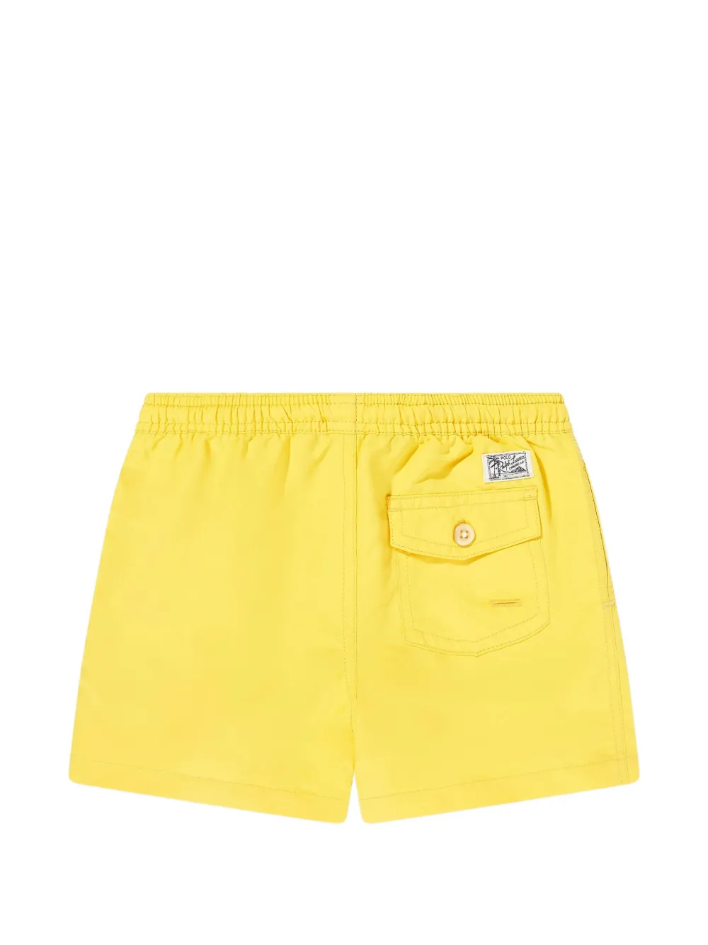 POLO RALPH LAUREN KIDS Zwembroek met geborduurd logo Geel