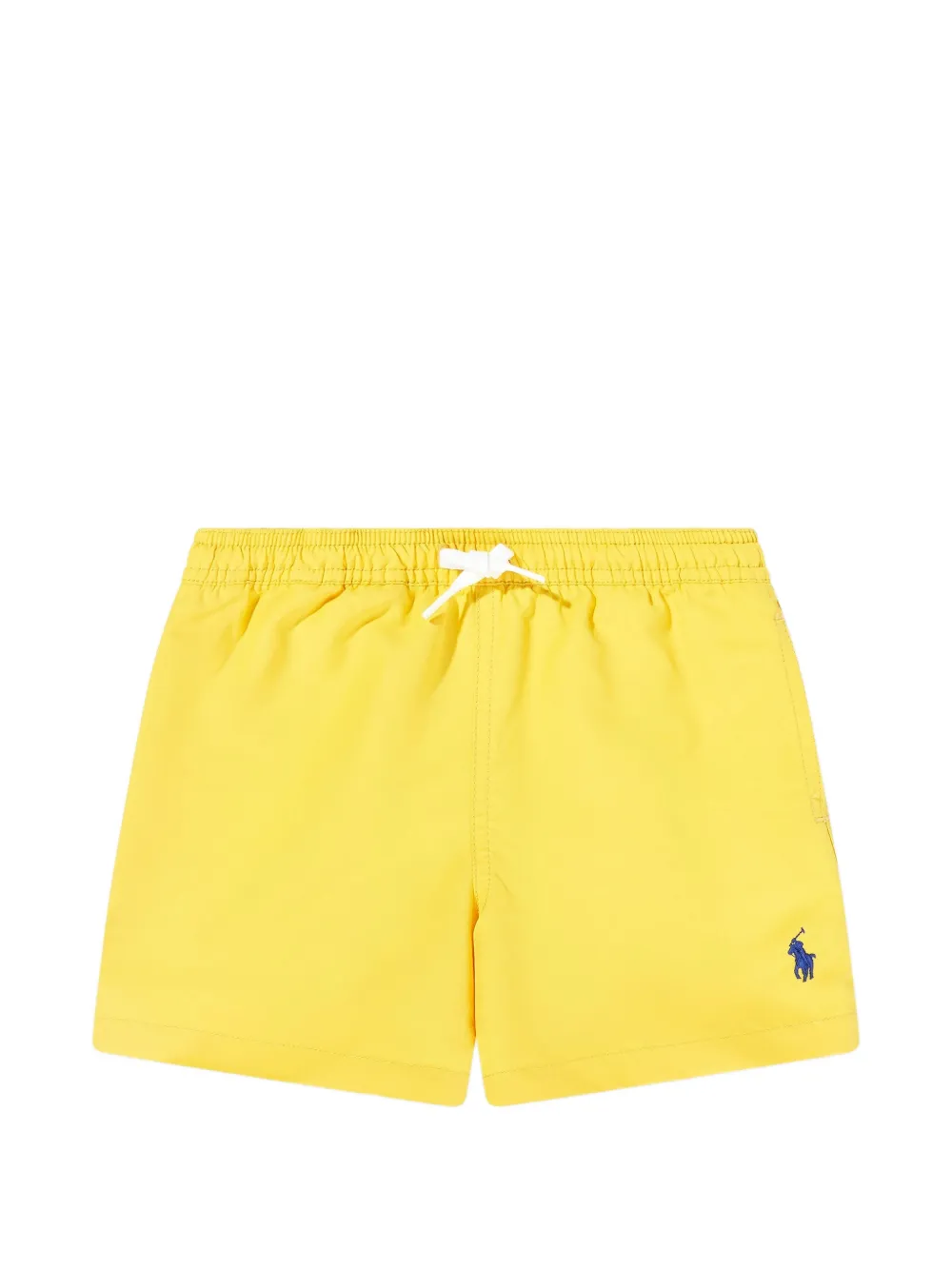 POLO RALPH LAUREN KIDS logo-embroidered swimwear shorts - Yellow
