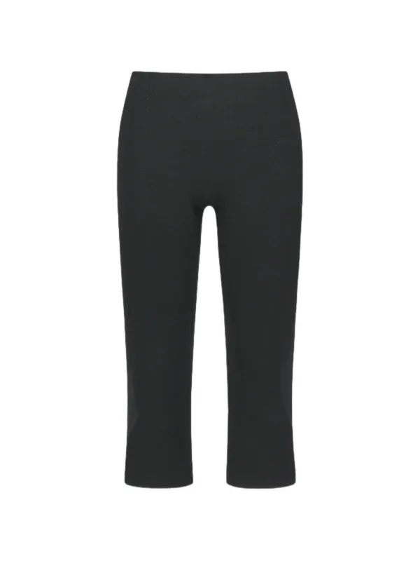 AMOMENTO パンツ Amomento ニットパンツ | ブラック | FARFETCH JP
