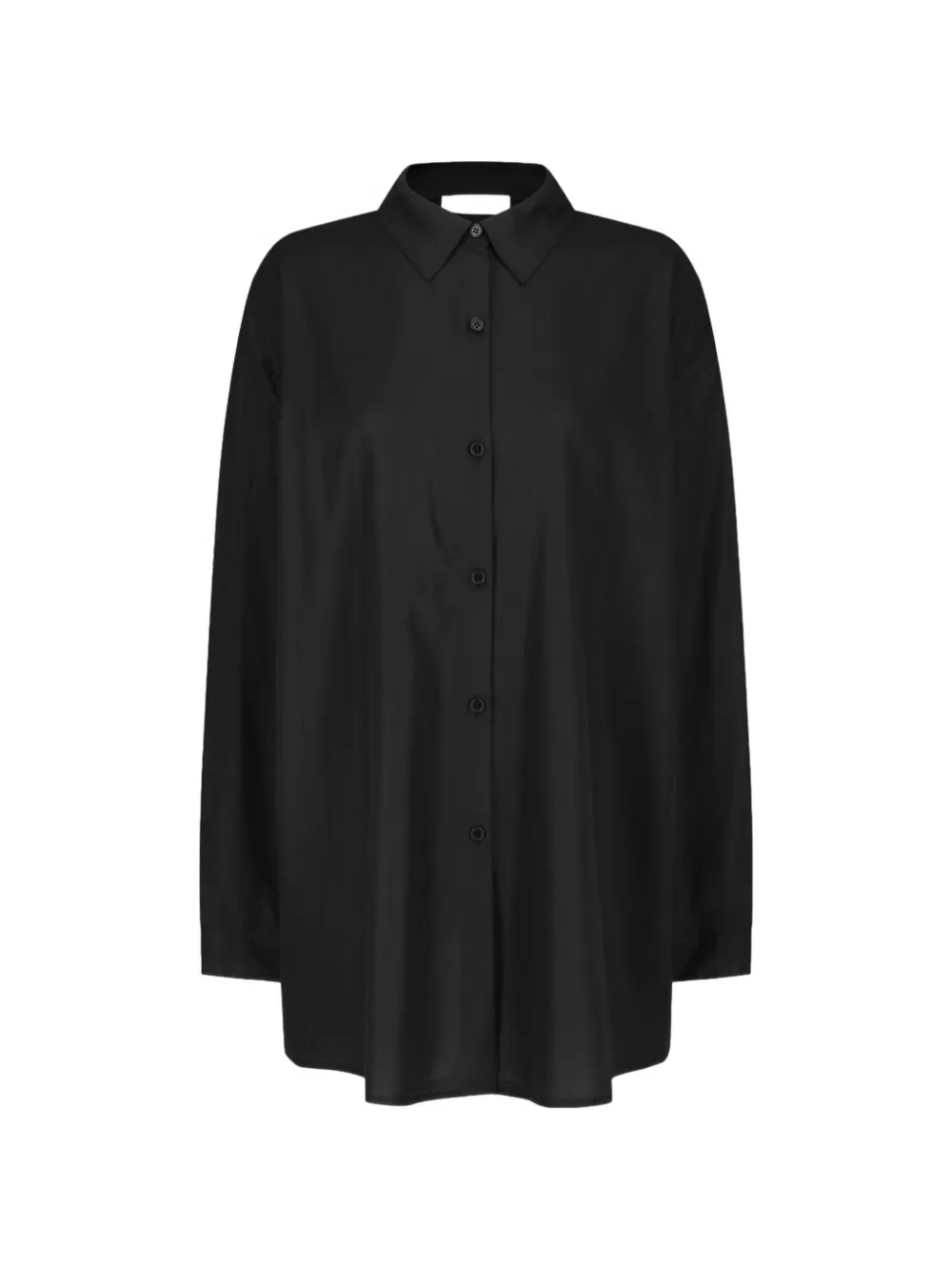 Amomento sheer classic shirt - Nero