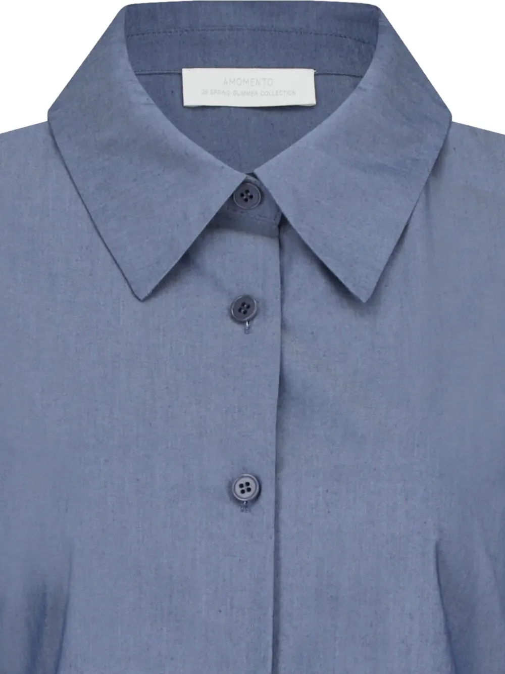  Amomento Camisa Slim - Azul 