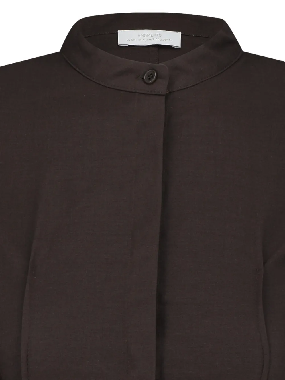  Amomento Camisa Slim - Marrón 