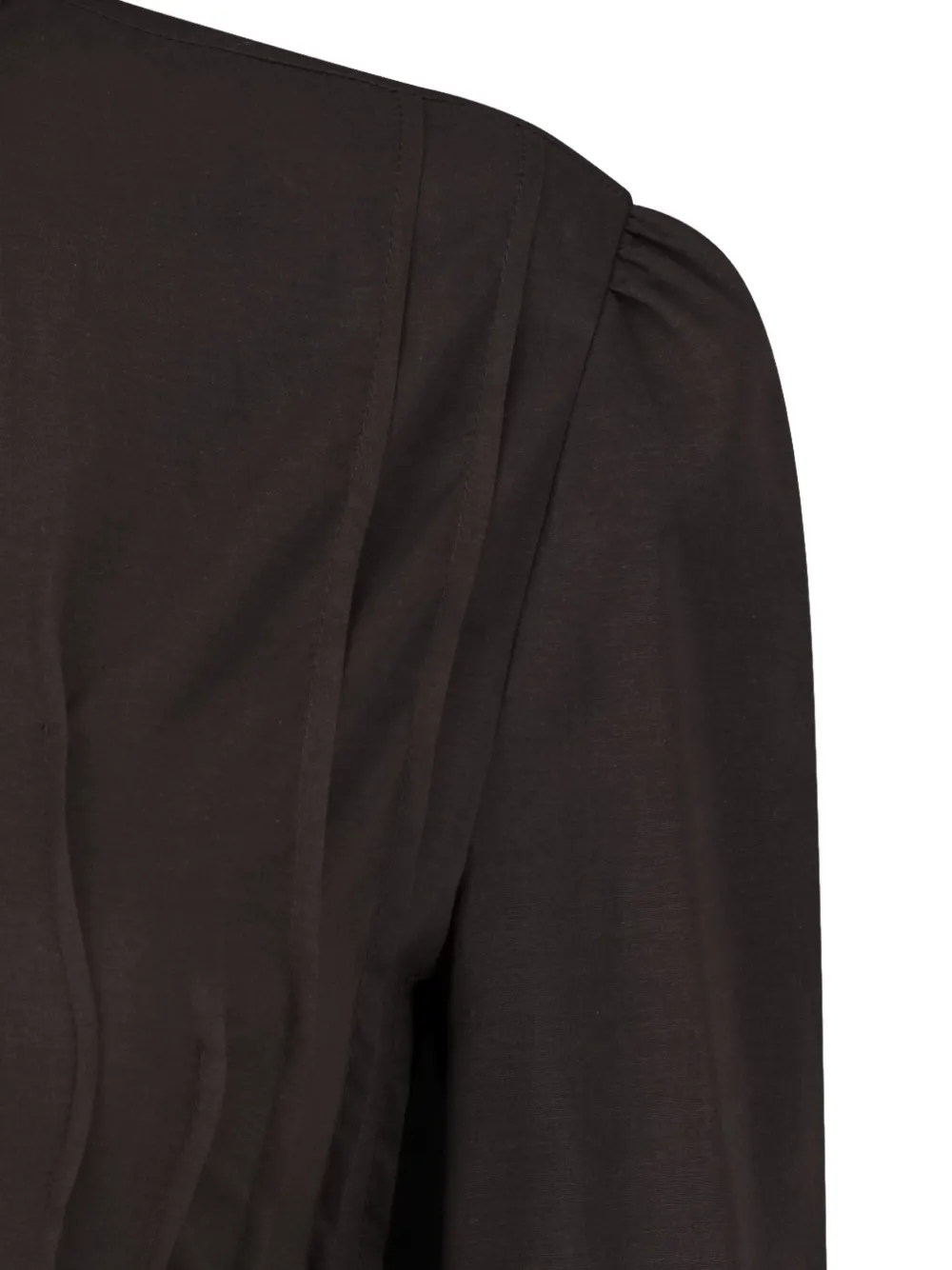 Amomento Pintuck Slim Shirt | Brown | FARFETCH ZA
